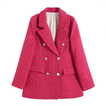 Caitlin - Women's Long-Sleeve Notched Blazer