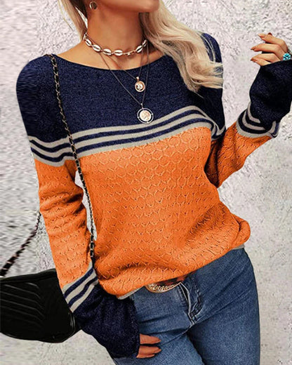 Ursula - Women's Medium Colourblock Sweater - photo 3