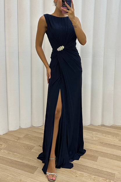 Deena - Women's Embellished Slit Evening Maxi Dress - photo 8
