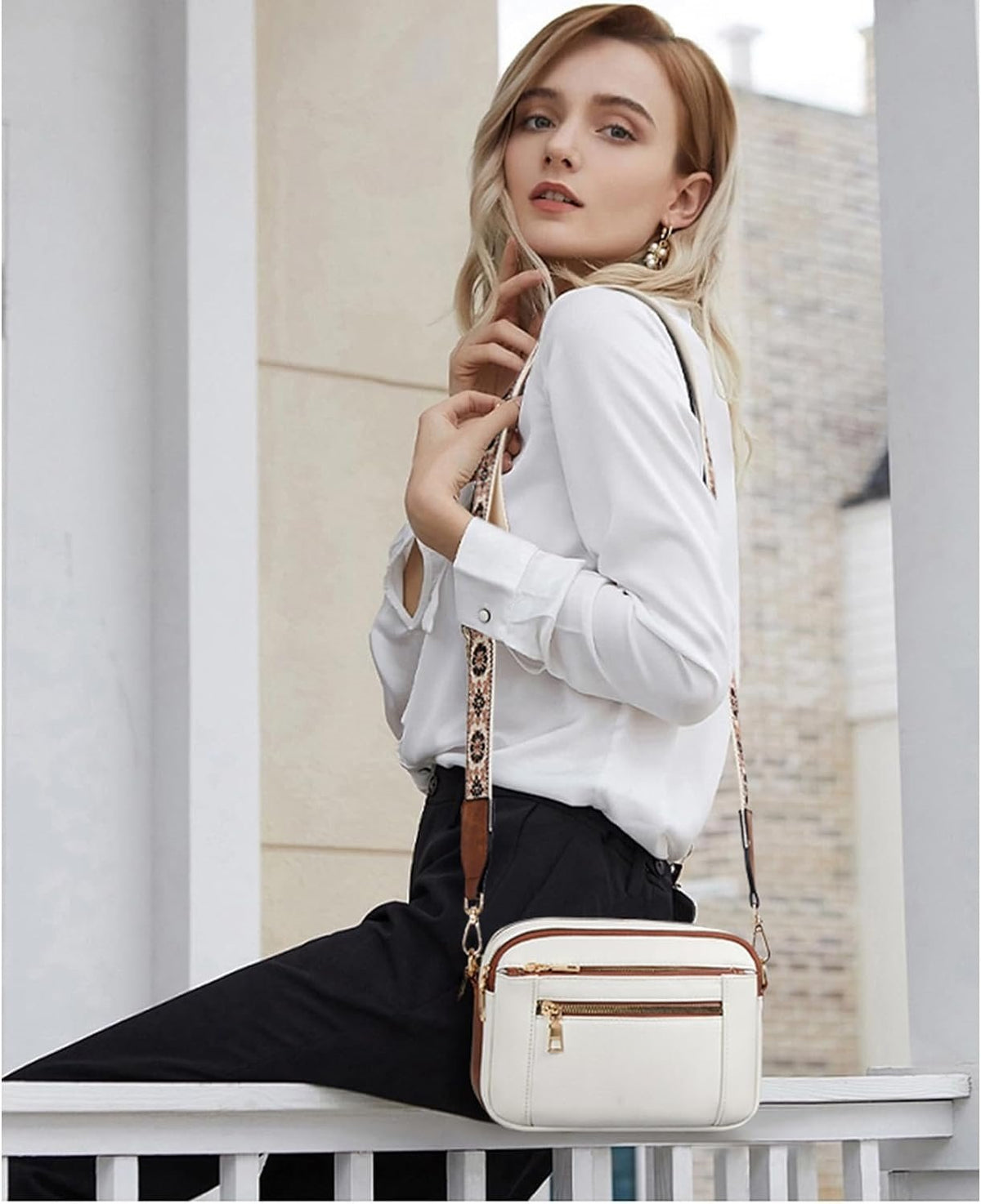 Corinne - Women's Leather Shoulder Strap Bag