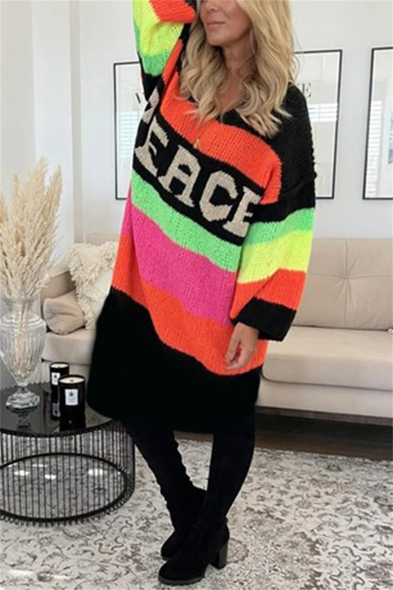 Ottilie - Women's Sweater Midi Dress - photo 7
