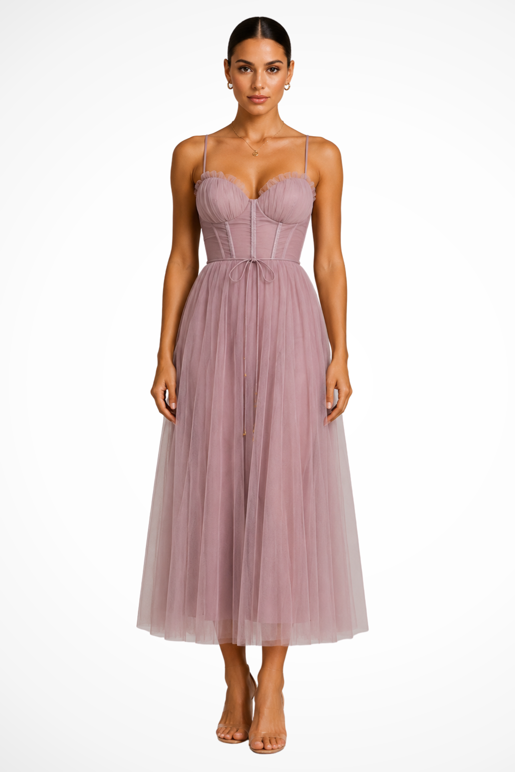 Delphine - Women's Sheath Midi Relaxed Dress - photo 7