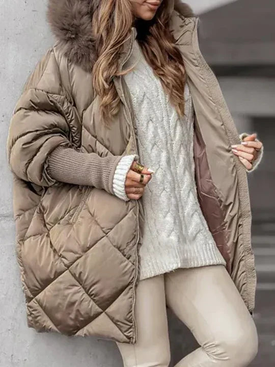 Ilaria - Dámská zateplená oversized bunda