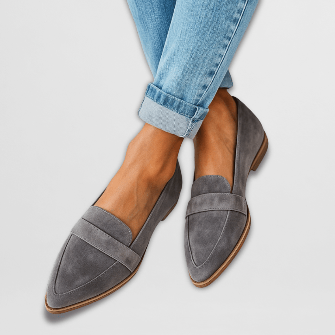 Serena - Women's Suede Slip-on Shoes - photo 2