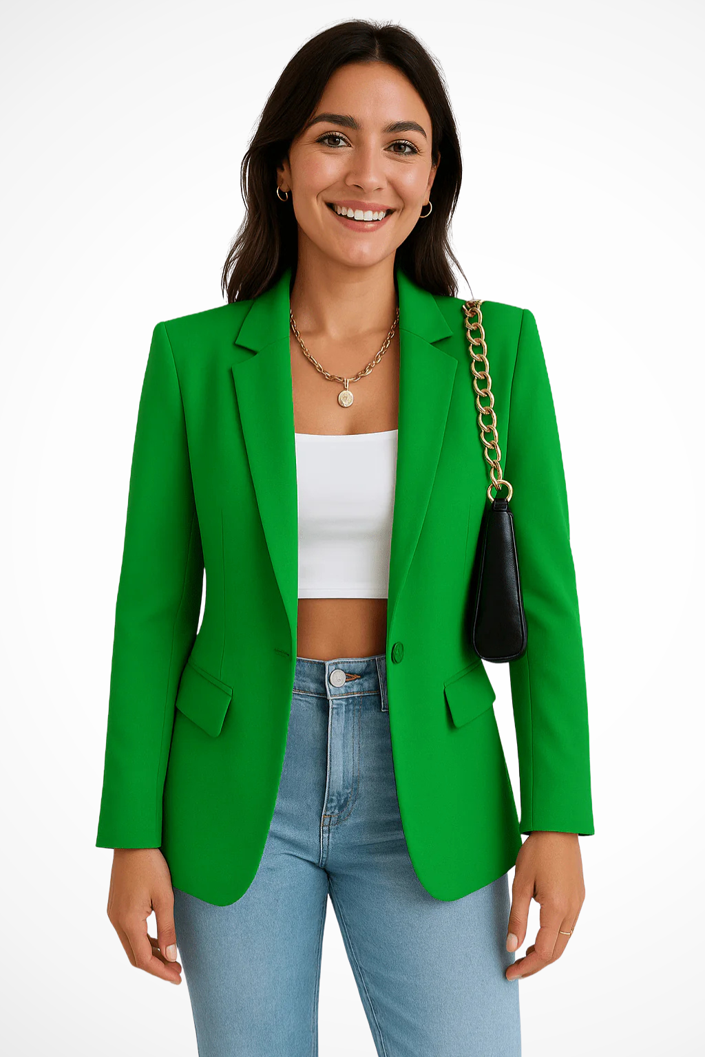 Lucienne - Women's Pockets Tailored Blazer - photo 10