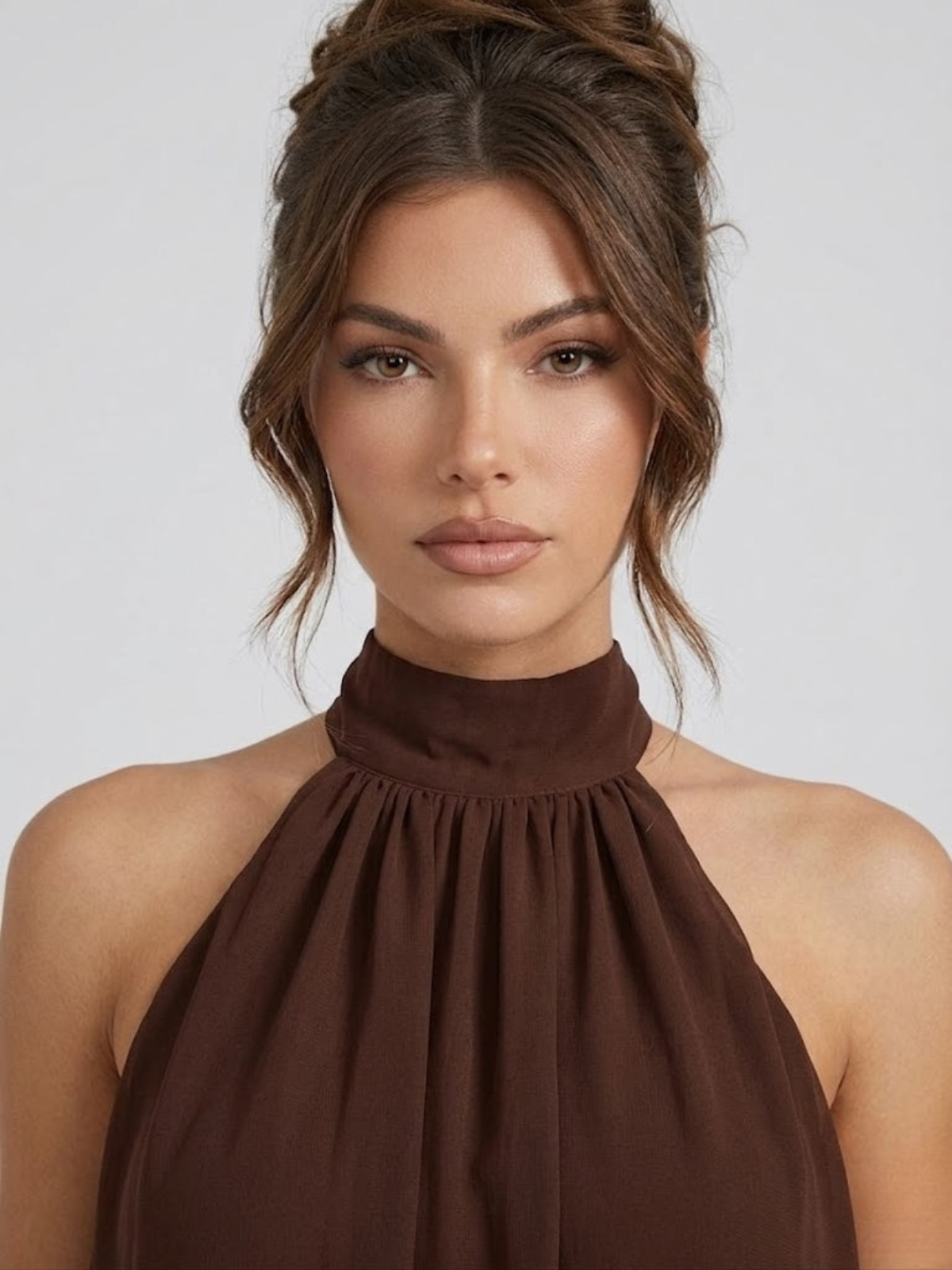 Maribel - Women's Halter Backless Dress - photo 15