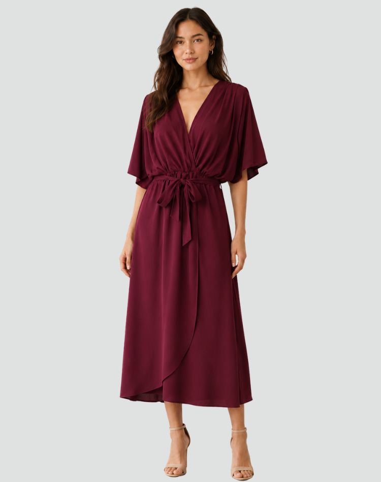 Winona - Women's Wrap Midi Dress - photo 7