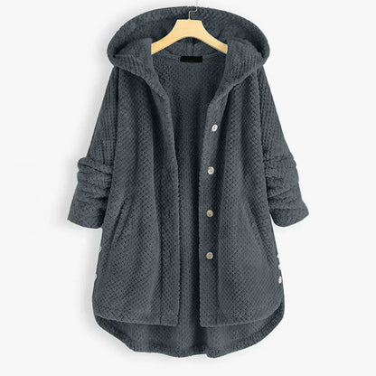 Coraline - Women's Hooded Button-Up Coat - photo 2