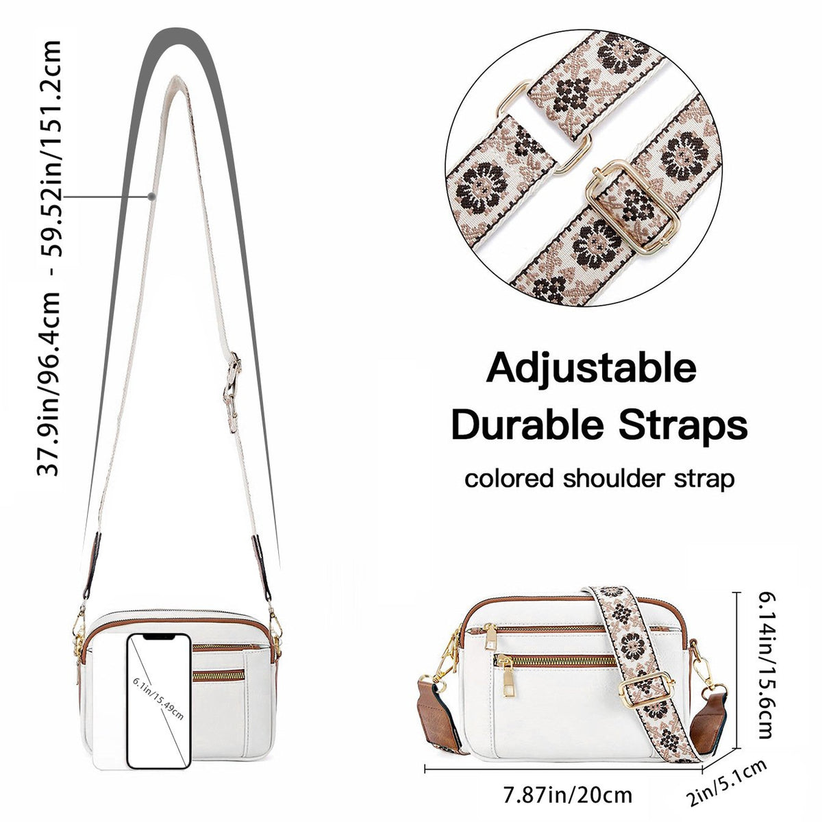 Corinne - Women's Leather Shoulder Strap Bag