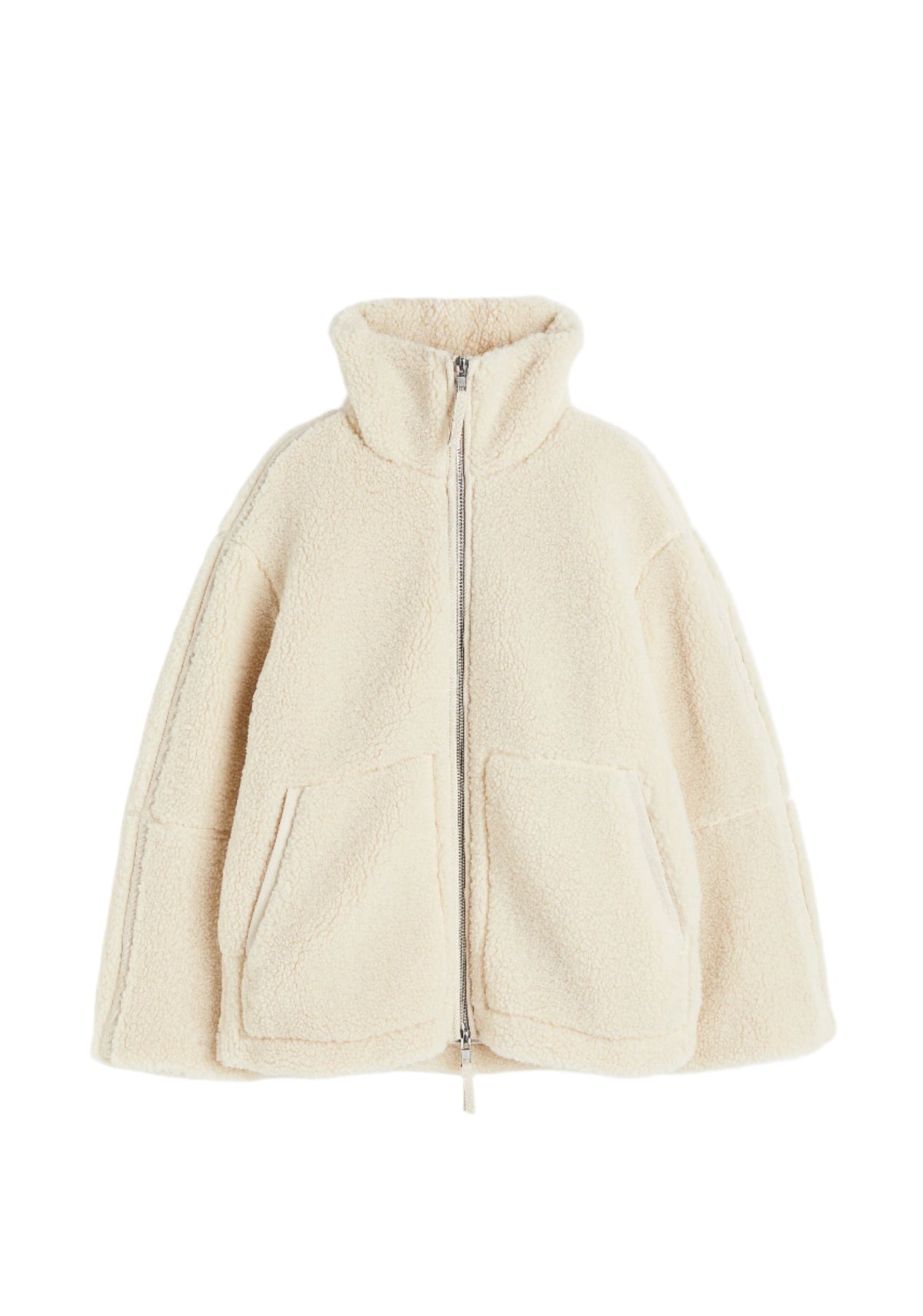 Eulalie - Women's Oversized Sherpa Jacket