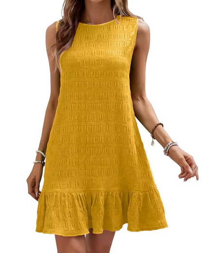 Sidonie - Women's Mini Textured Dress