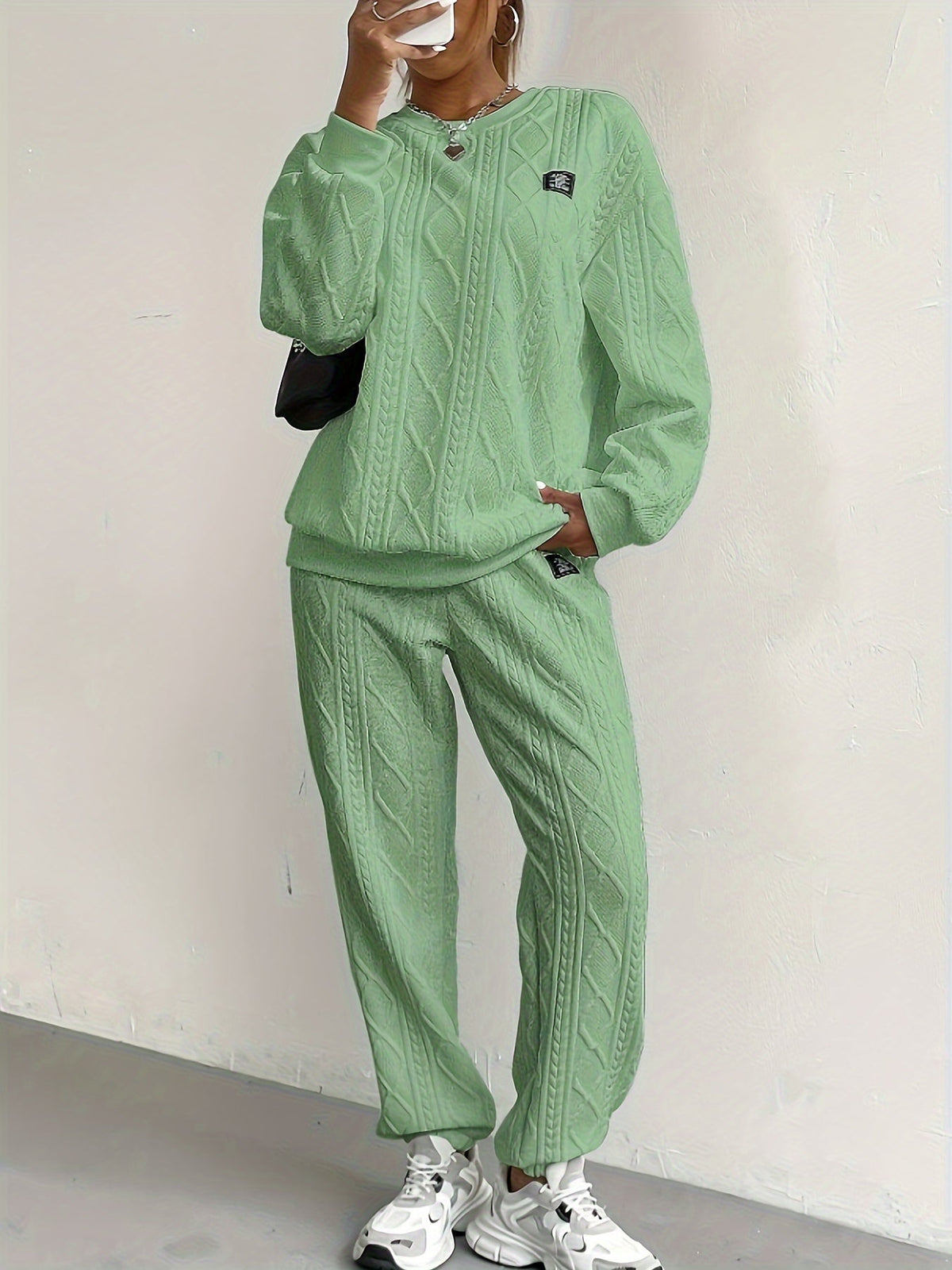 Rosalie - Women's Cable Knit Loungewear