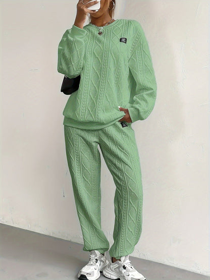 Rosalie - Women's Cable Knit Loungewear