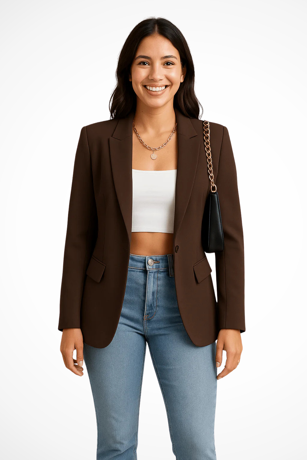 Lucienne - Women's Pockets Tailored Blazer - photo 4