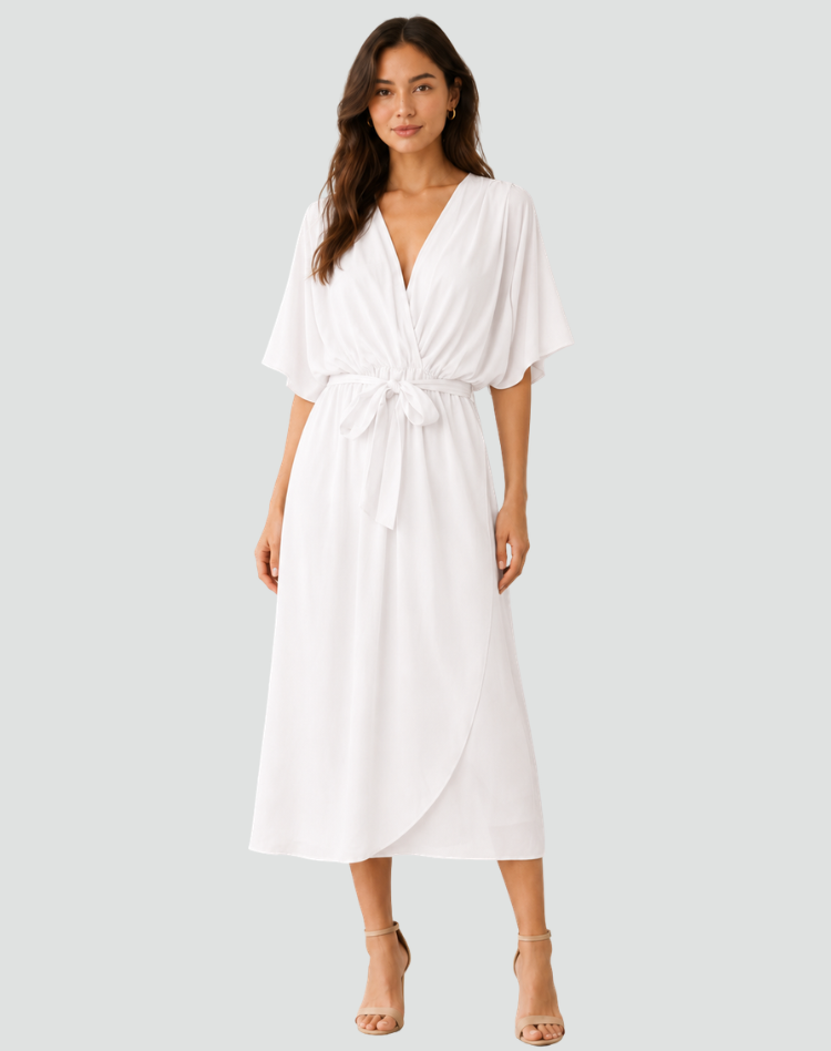 Winona - Women's Wrap Midi Dress - photo 11