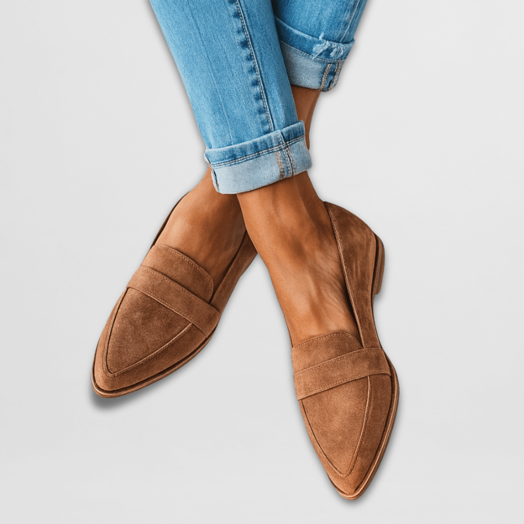 Serena - Women's Suede Slip-on Shoes - photo 1