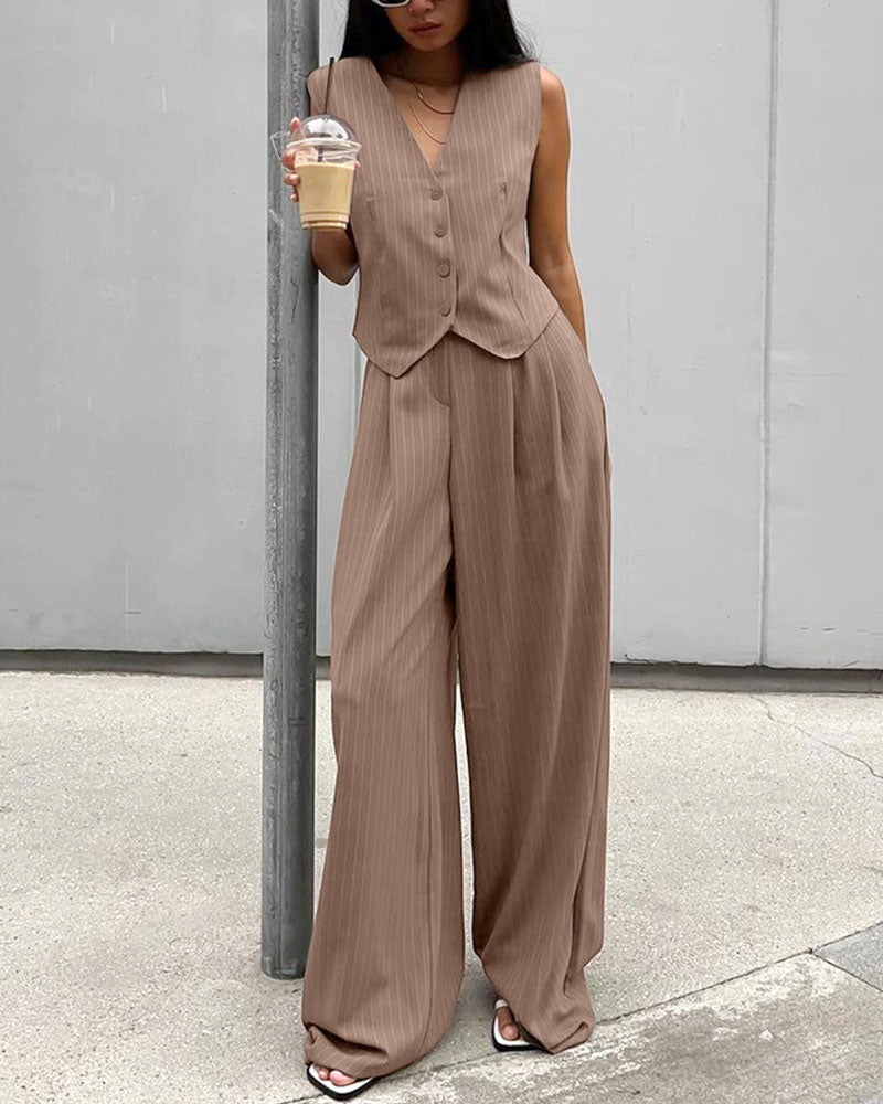 Primrose - Women's Pinstriped Set - photo 9