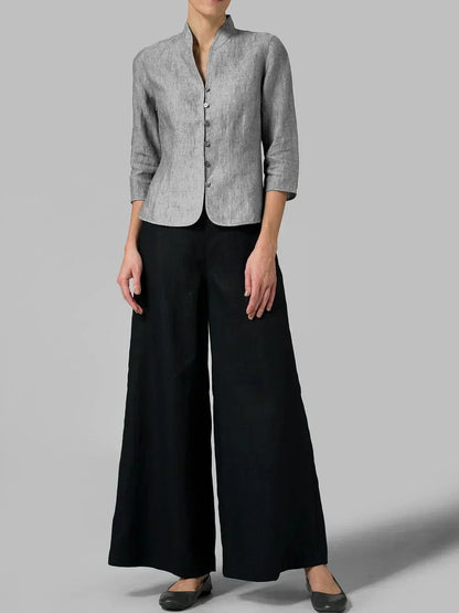 Cerys - Women's Linen Breathable Blazer - photo 5