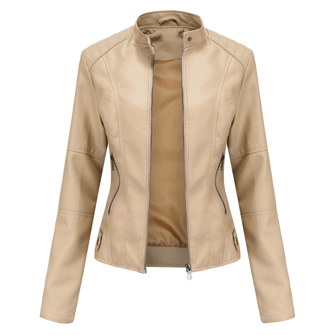 Tove - Women's Leather Tailored Jacket