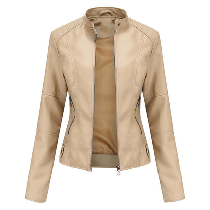 Tove - Women's Leather Tailored Jacket