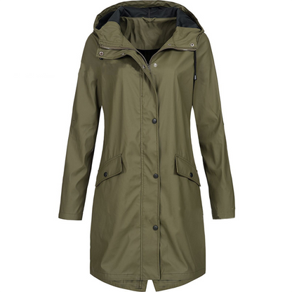 Rosanne - Giacca impermeabile con cappuccio da donna