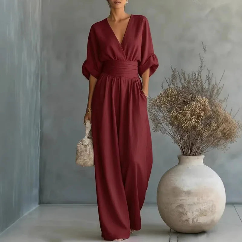 Una - Women's Aurore V-Neck Jumpsuit - photo 9