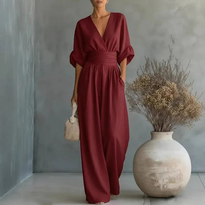 Una - Women's Aurore V-Neck Jumpsuit - photo 9