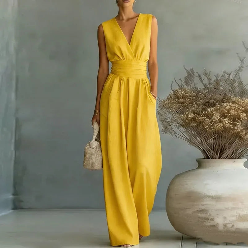 Una - Women's Aurore V-Neck Jumpsuit - photo 10