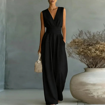 Una - Women's Aurore V-Neck Jumpsuit - photo 12