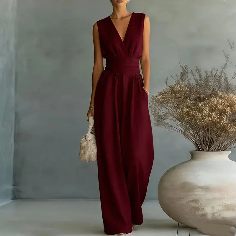 Una - Women's Aurore V-Neck Jumpsuit - photo 13