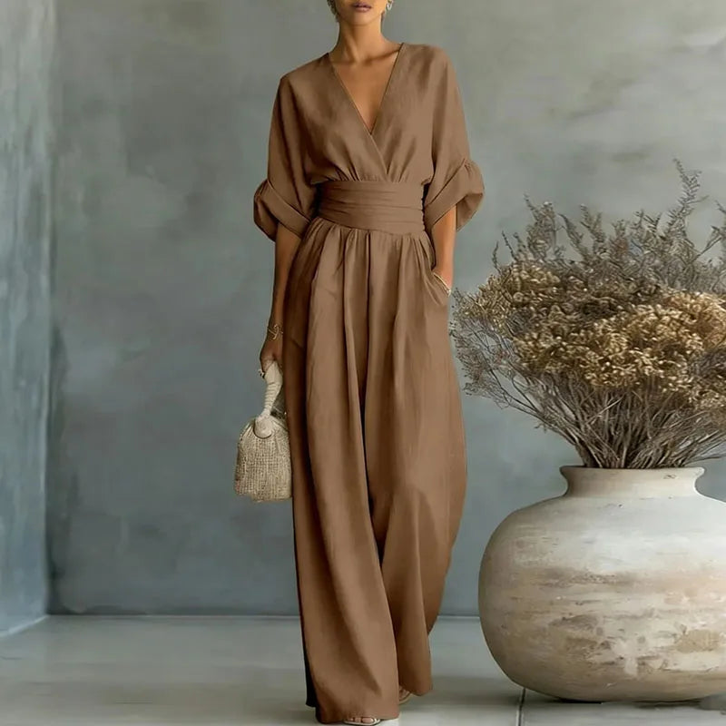 Una - Women's Aurore V-Neck Jumpsuit - photo 4