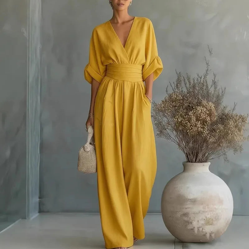 Una - Women's Aurore V-Neck Jumpsuit - photo 6