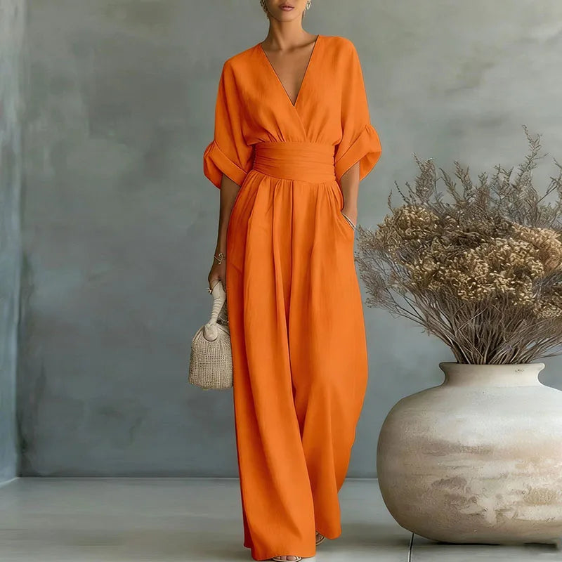 Una - Women's Aurore V-Neck Jumpsuit - photo 7