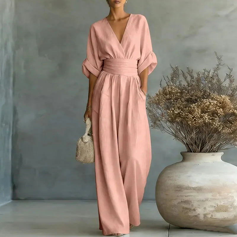 Una - Women's Aurore V-Neck Jumpsuit - photo 8