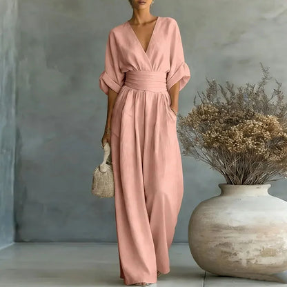 Una - Women's Aurore V-Neck Jumpsuit - photo 8