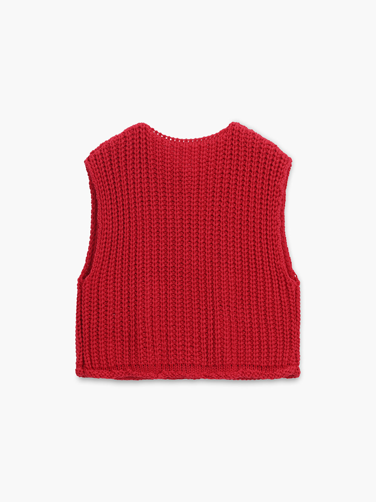 Amberly - Women's Cotton Button-Down Vest