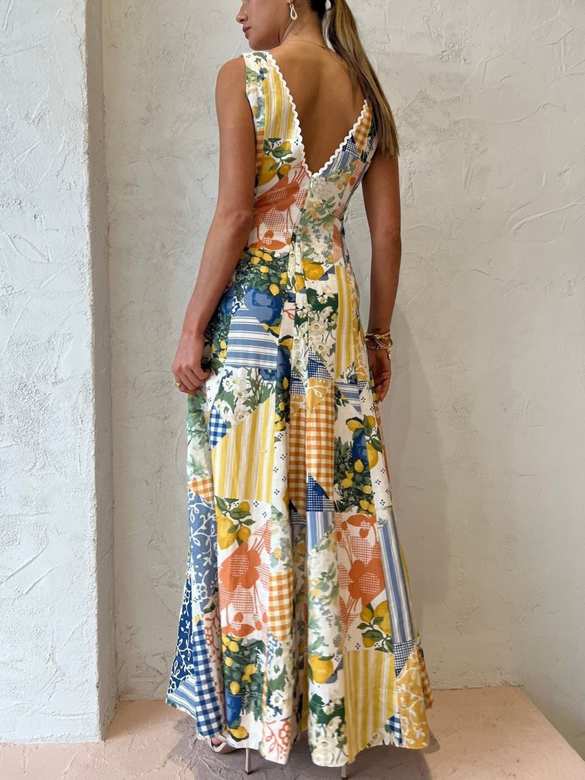 Xenia - Women's A-line Maxi Dress