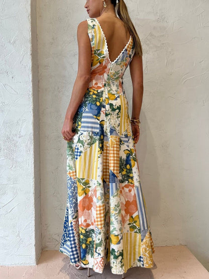 Xenia - Women's A-line Maxi Dress