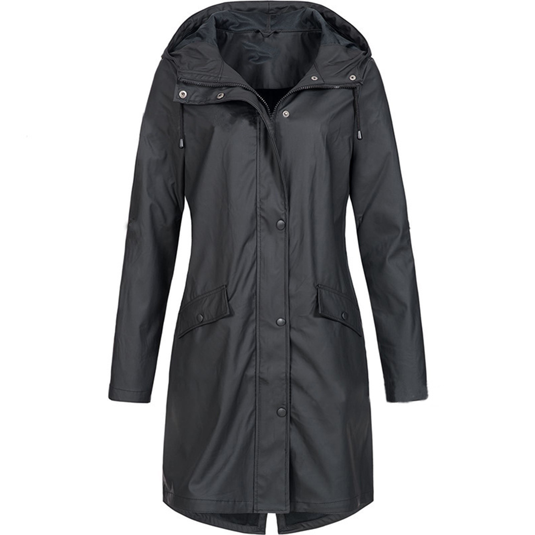 Rosanne - Giacca impermeabile con cappuccio da donna
