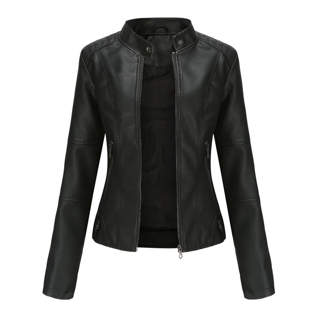 Tove - Women's Leather Tailored Jacket
