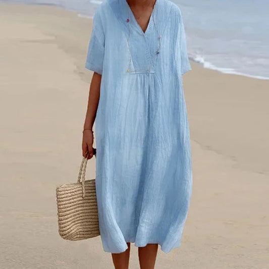 Katrijn - Abito da spiaggia dalla vestibilità morbida da donna