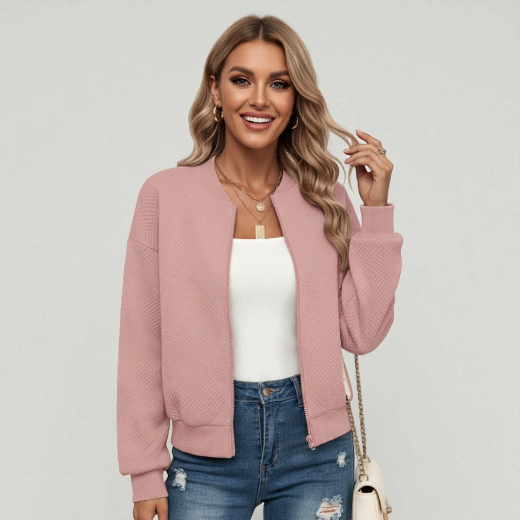 Nola - Women's Bomber Trims Jacket - photo 2