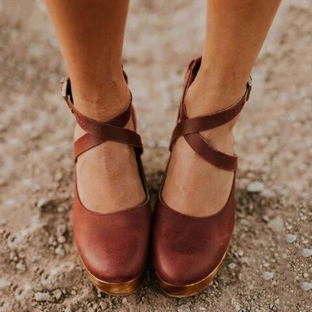 Winnifred - Women's Round Platform Shoes - photo 6
