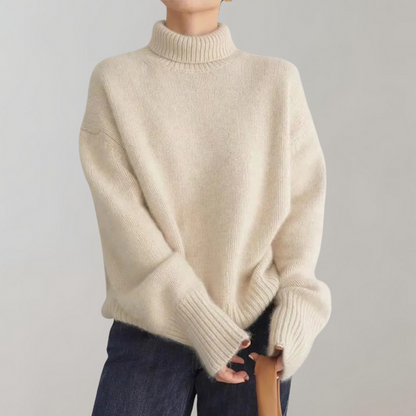 Zelda - Women's Turtleneck Medium Sweater