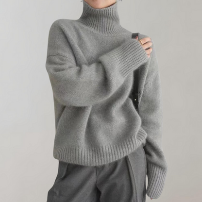 Zelda - Women's Turtleneck Medium Sweater