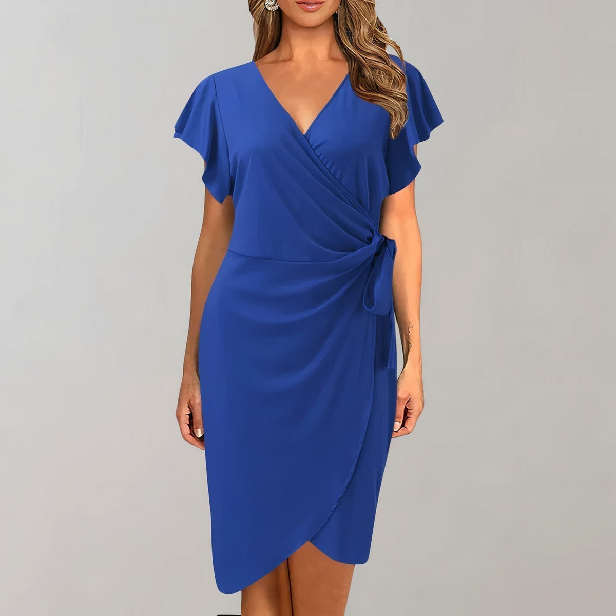 Delphine - Women's Wrap Mini Dress
