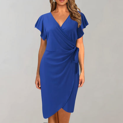 Delphine - Women's Wrap Mini Dress