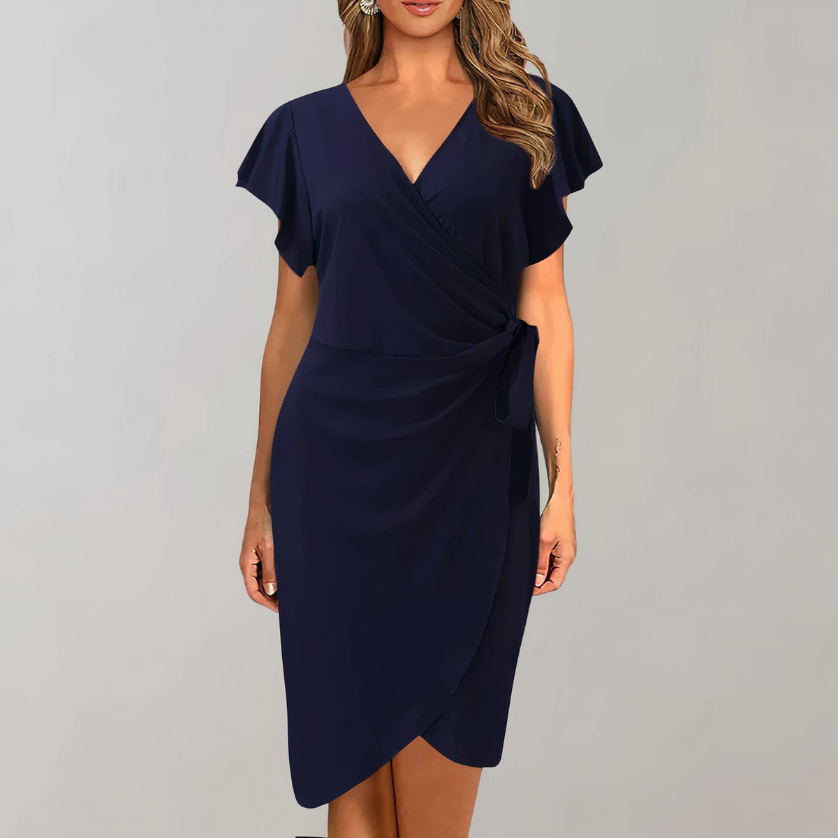 Delphine - Women's Wrap Mini Dress