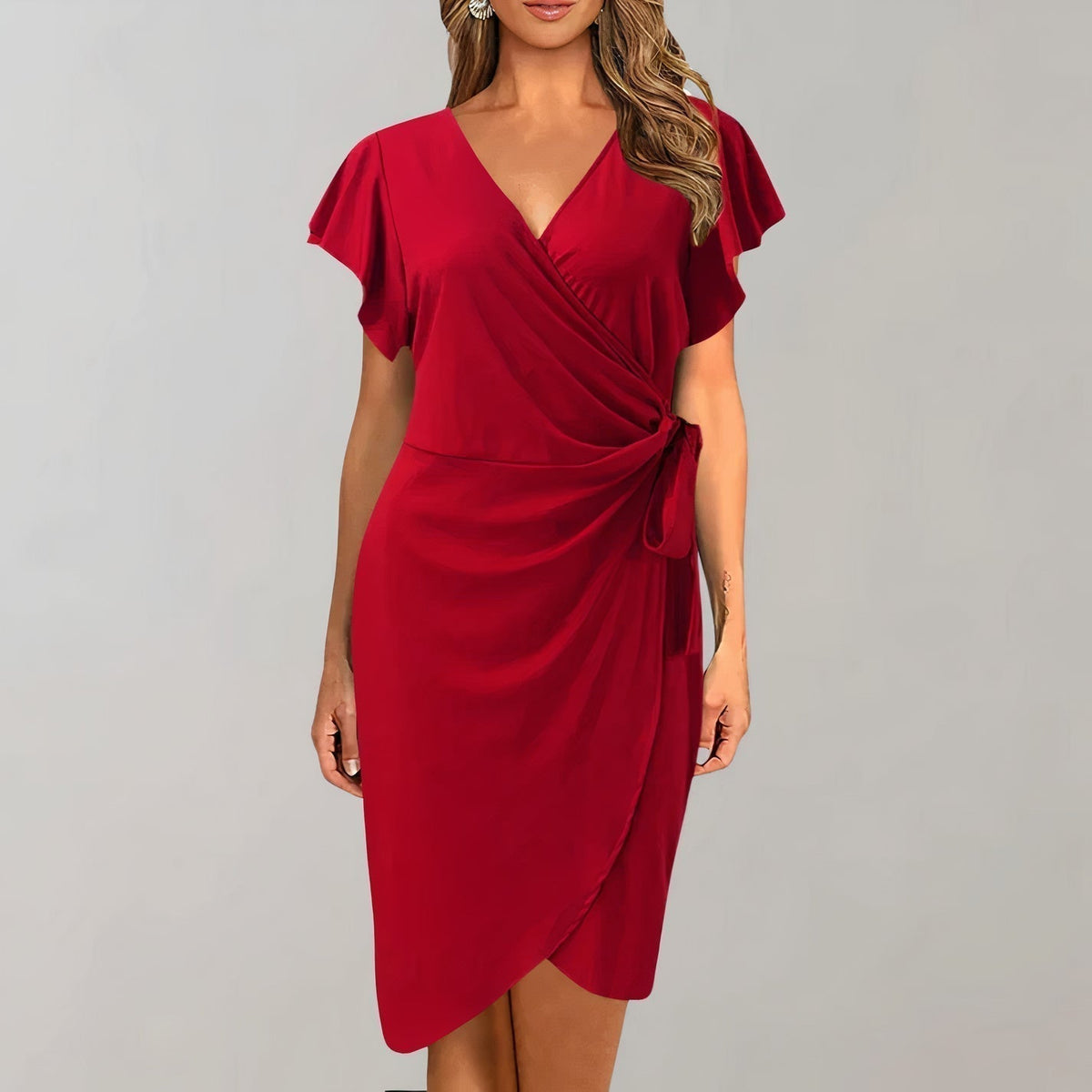 Delphine - Women's Wrap Mini Dress