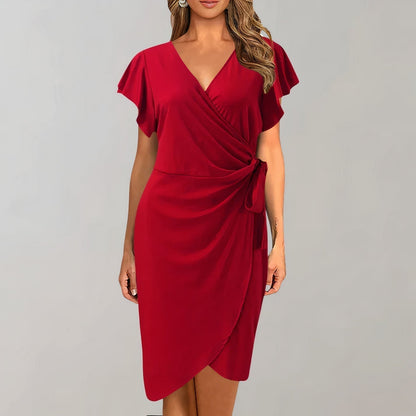 Delphine - Women's Wrap Mini Dress